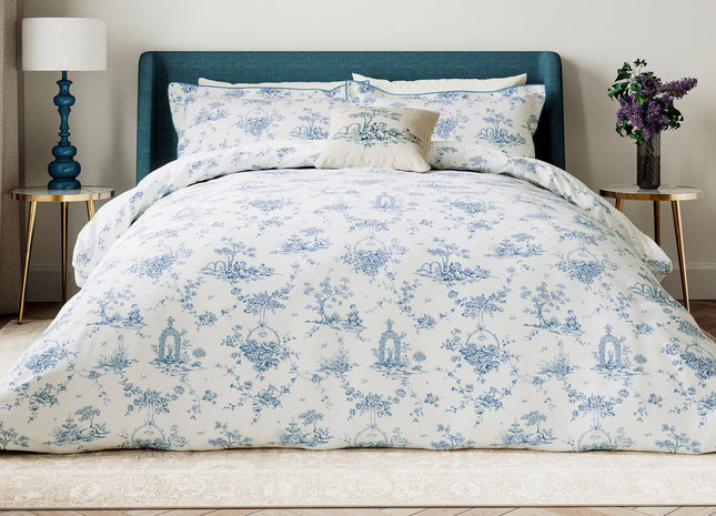 V&A "Garden of Love" Duvet Cover Set in Blue