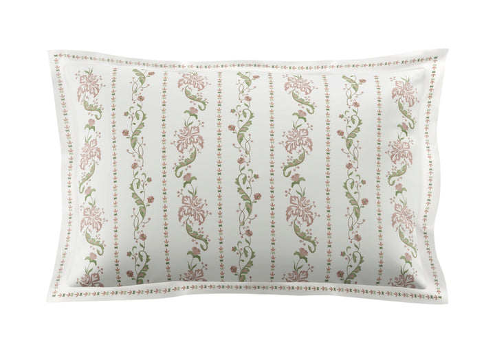 Historic Royal Palaces "Waistcoat Stripe" Duvet Cover Set in Clay Pink