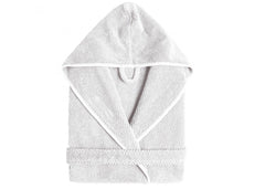 Graccioza "Bee Waffle" Kimono Bathrobe in White