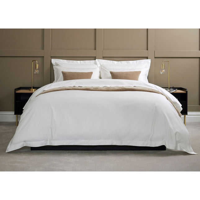 Christy "500TC Hygro Cotton Sateen" Bed Linen with White boarder Stitch
