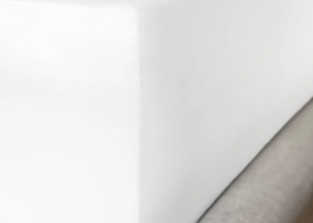 Mayfairsilk "Mulberry Silk" Fitted Sheet in Brilliant White