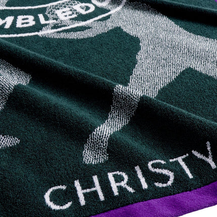 Christy "Wimbledon 2024" Bath Towels in Green/Purple