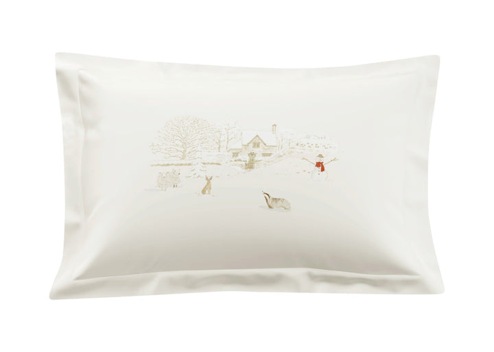 Sophie Allport "Winter Scene" Duvet Cover Set in Off White
