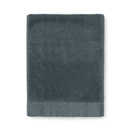 Amalia "Algarve" Bath Towels in Pewter (Silver Gray)
