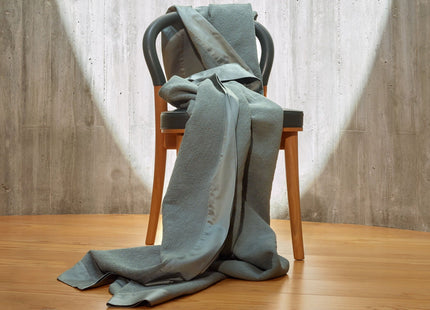 Amalia "Aura" Matelasse Bedspread & Square Oxford Pillowcase in Pewter