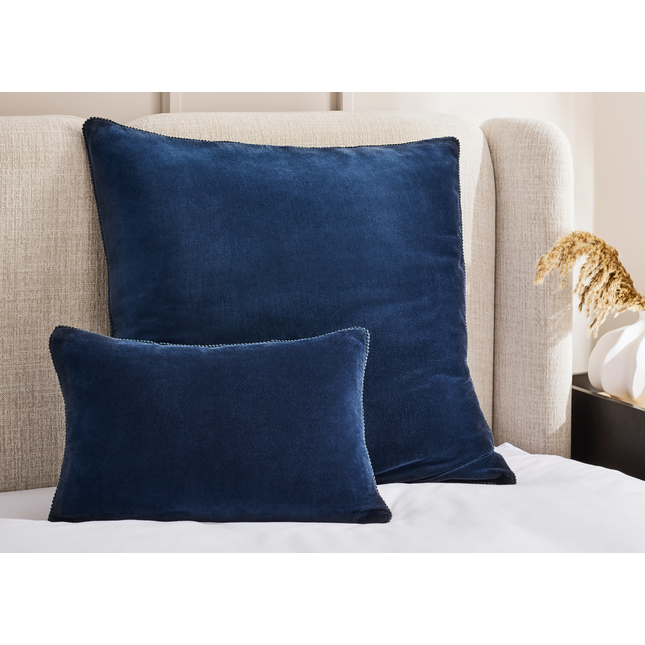 Christy "Arles" Decorative Filled Cushion in Navy