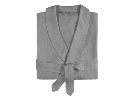 Amalia "Maia" (Terry Lined) Bathrobe in Slate