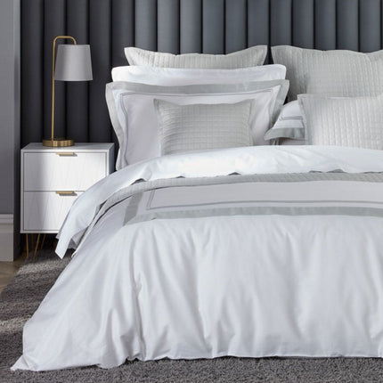 Christy "Coniston" 300 Thread Count Bed Linen Collection in Silver