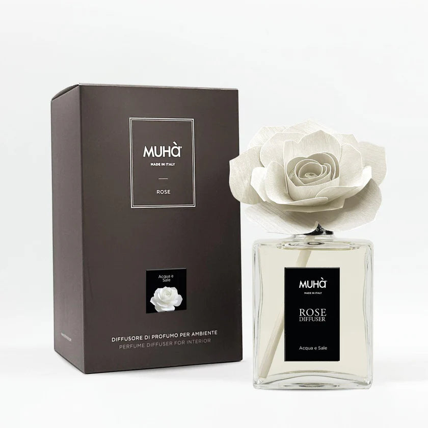 Muha "Acqua &amp; Sale" Rose Diffuser (50ml - 200ml)