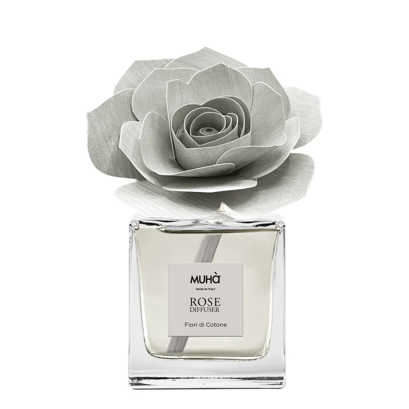 Muha "Fiori Di Cotone" Rose Diffuser (50ml - 200ml)