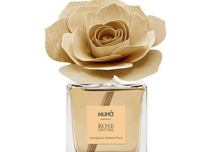 Muha "Vaniglia & Ambra Pura" Rose Diffuser (100ml)