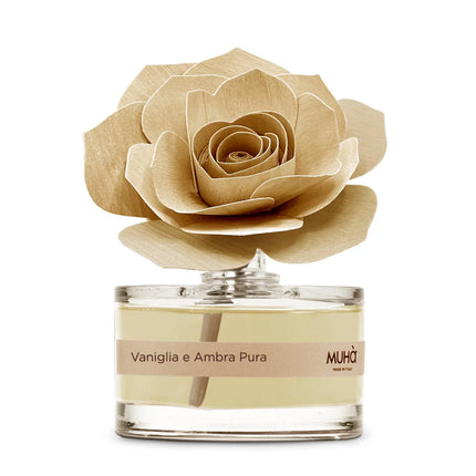 Muha "Vaniglia & Ambra Pura" Rose Diffuser (50ml)