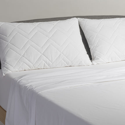 Velfont "Igloo" Thermo-regulating Quilted Pillow Protector