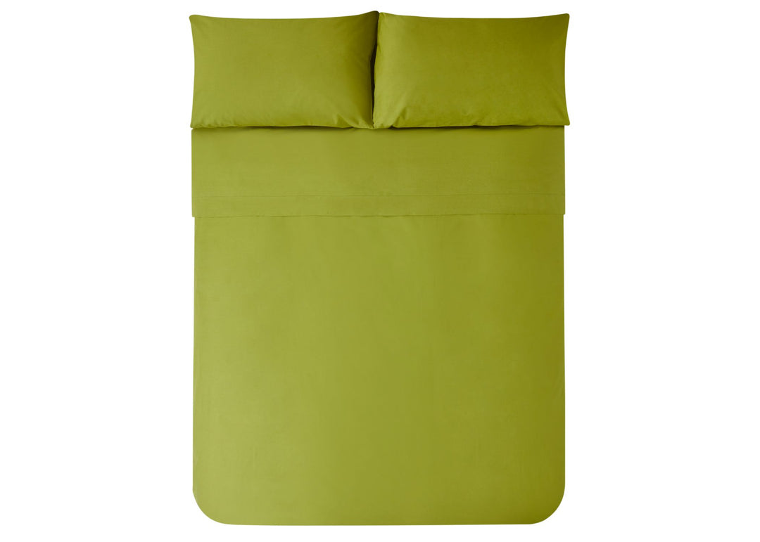 Jasper Conran "300 Thread Count Organic" Duvet Cover in Spinach Green