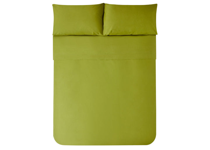Jasper Conran "300 Thread Count Organic" Duvet Cover in Spinach Green