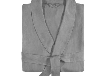 Amalia "Maia" (Terry Lined) Bathrobe in Slate