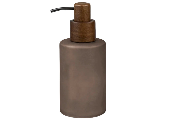 Mette Ditmer "Modest Glass" Bathroom Accessories in Walnut