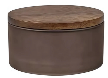 Mette Ditmer "Modest Glass" Bathroom Accessories in Walnut
