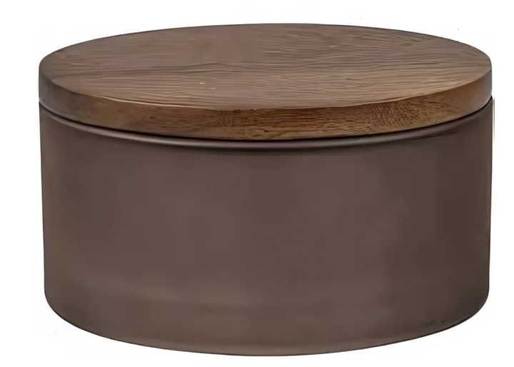 Mette Ditmer "Modest Glass" Bathroom Accessories in Walnut