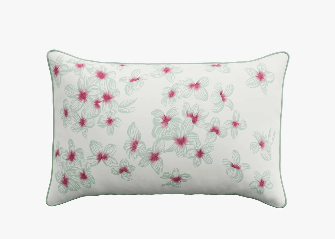 Sanderson "Oleander" Decorative Cushion in Aqua