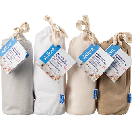 Velfont "Respira" 100% Organic Cotton Pillowcase (Multiple colours)