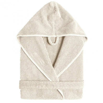 Graccioza "Bee Waffle" Kimono Bathrobe in Natural