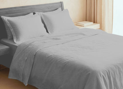 Linen Obsession "Luxury Everyday" 300 Thread Count Cotton Sateen in Silver