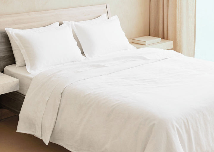 Linen Obsession "Luxury Everyday" 300 Thread Count Cotton Sateen in White