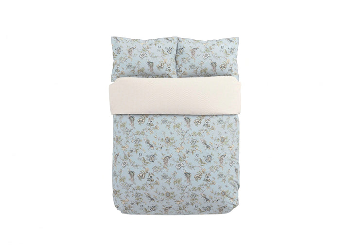 V&amp;A "Birds of Paradise" Duvet Cover Set in Blue