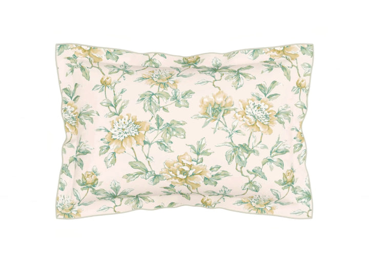V&amp;A "Peony Blossom" Duvet Cover Set in Green