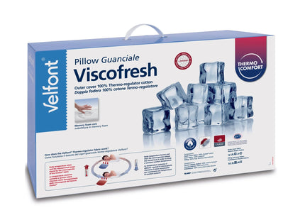 Velfont "Viscofresh" Perforated Viscoelastic Pillow