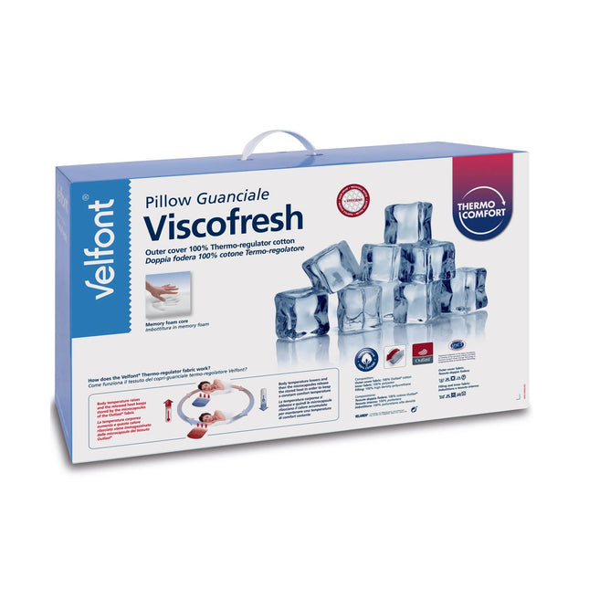 Velfont "Viscofresh" Perforated Viscoelastic Pillow