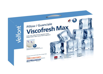 Velfont "Viscofresh Max" Memory Foam Pillow Extra High 17Cm