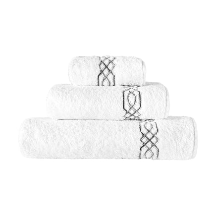 Graccioza "Milano" Bath Towels Collection in White