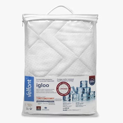Velfont "Igloo" Quilted Pillow Protector