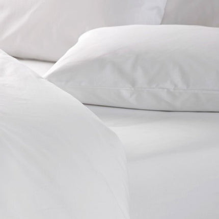 Linen Obsession "Real Hotel Linen" 300 Thread Count Cotton Sateen in Plain White