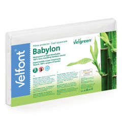 Velfont "Babylon" Pillow Protector in White