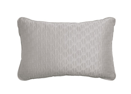 Ted Baker "T" Quilted Bedspread  and Pillow Shams in Silver