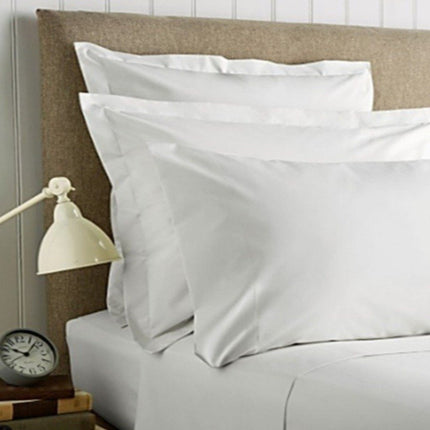 Christy "400 TC Sateen" Plain Dyed Sheets in Colour White