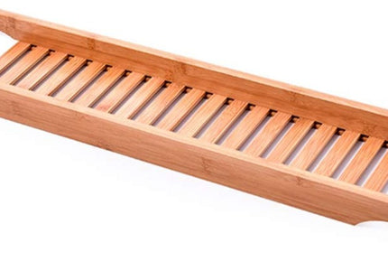 Linen Obsession Bamboo Bath Caddy