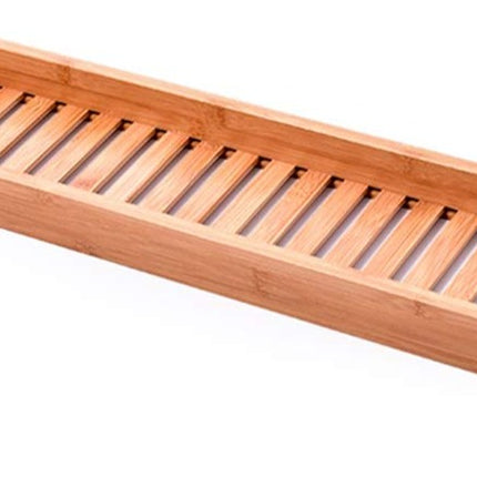 Linen Obsession Bamboo Bath Caddy