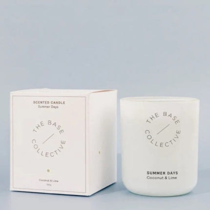 The Base Collective "Summer Days" Coconut & Lime Limited Edition Candle 330g