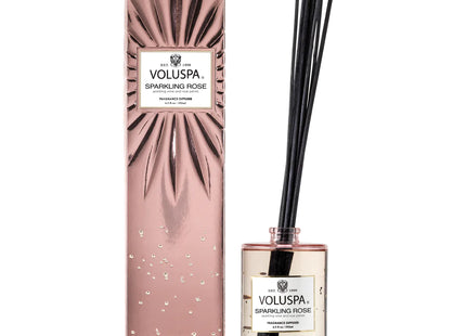 Voluspa "Sparkling Rose" Fragrance Diffuser with reeds