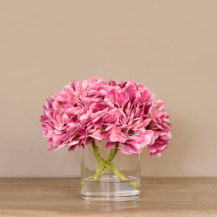 Linen Obsession "Hydrangea" Plant in Soft Pink