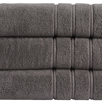 Christy "Antalya" Bath Towels Collection in Storm (Grey)