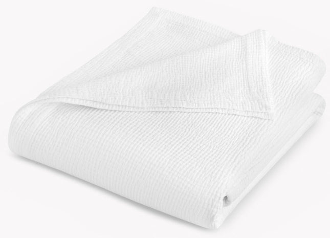 Amalia "Areia" Matellase Quilted and Oxford Pillow Shams in White