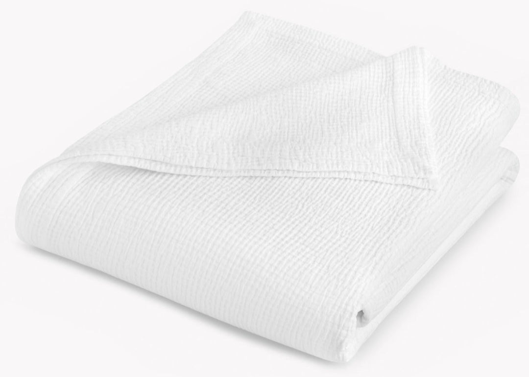 Amalia "Areia" Matellase Quilted and Oxford Pillow Shams in White