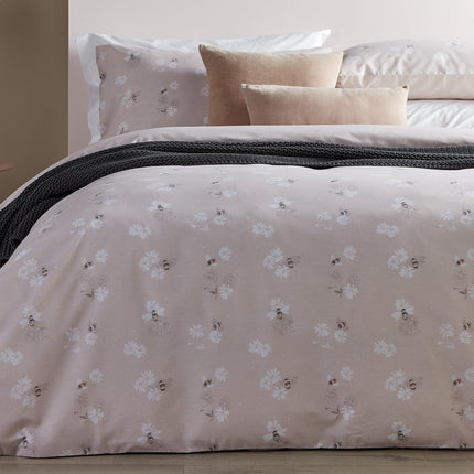 Living by Christy "Bee Kind" Duvet Cover Set in Pink