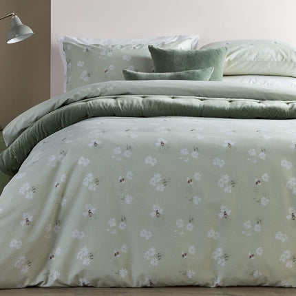 Living by Christy "Bee Kind" Duvet Cover Set in Mint Colour