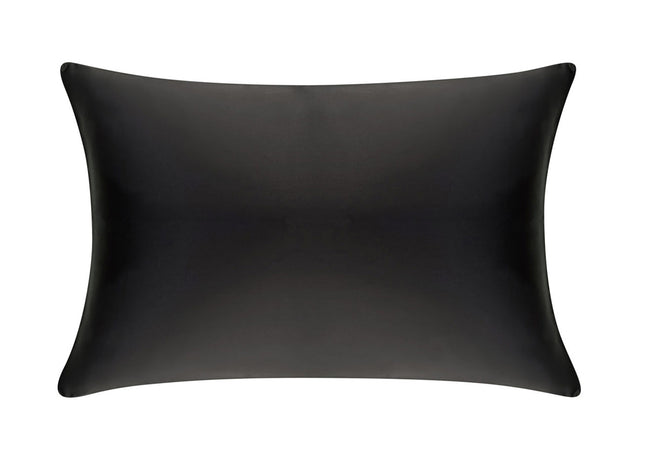 Mayfairsilk "Mulberry Silk" Standard Pillowcase in Charcoal 50 x 75 cm